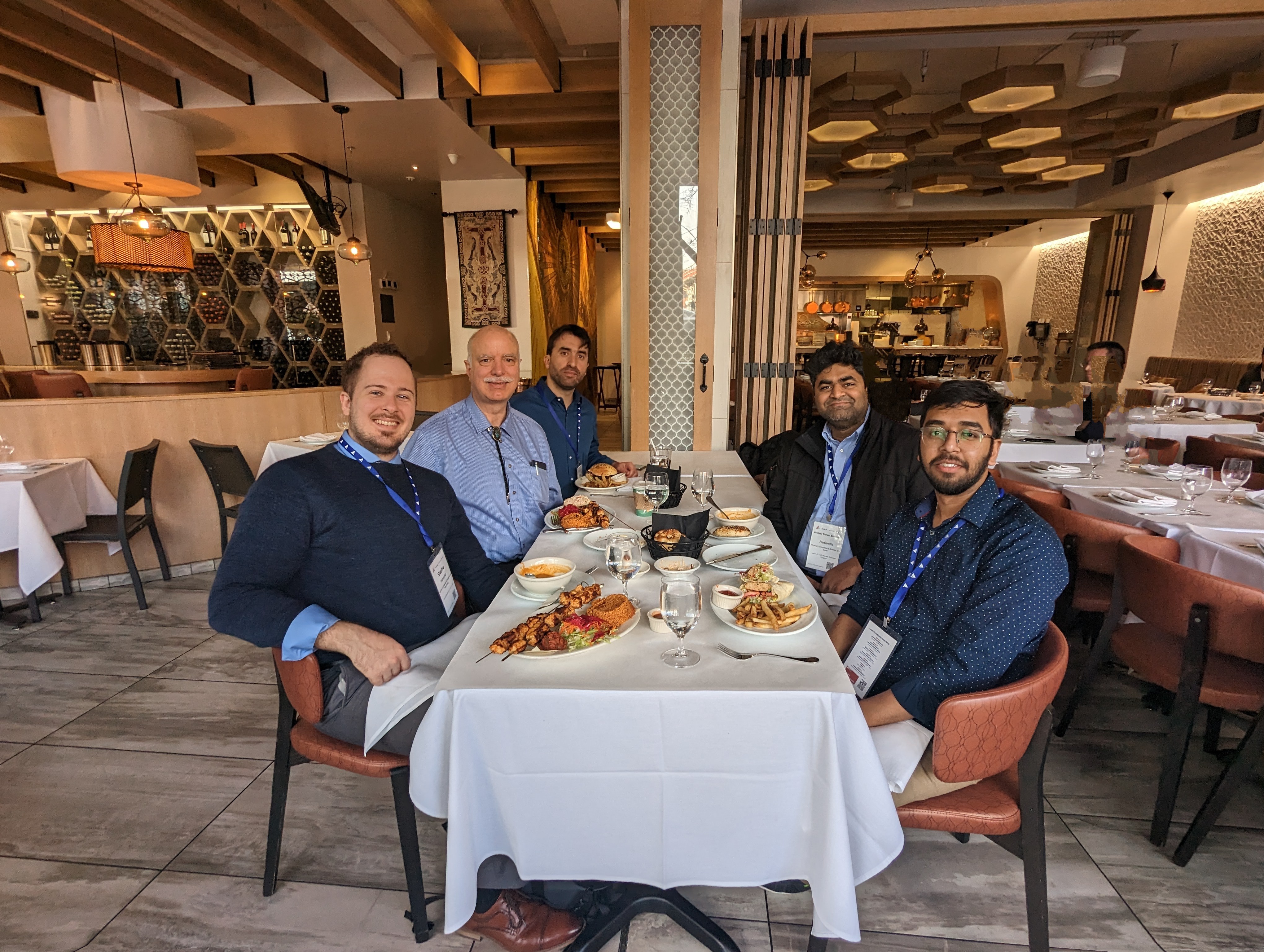 Lunch with Prof. Don Wunsch and his students at AAAI-2023